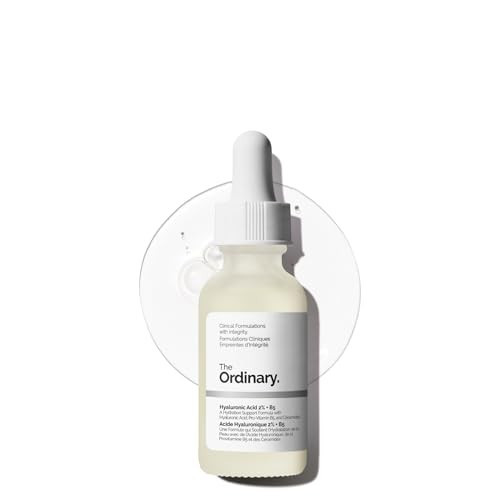 The Ordinary Hyaluronic Acid 2% + B5 (with Ceramides), Multi-Depth Hydration Serum for Plumper, Smoother Skin, 1 Fl Oz | Amazon (US)