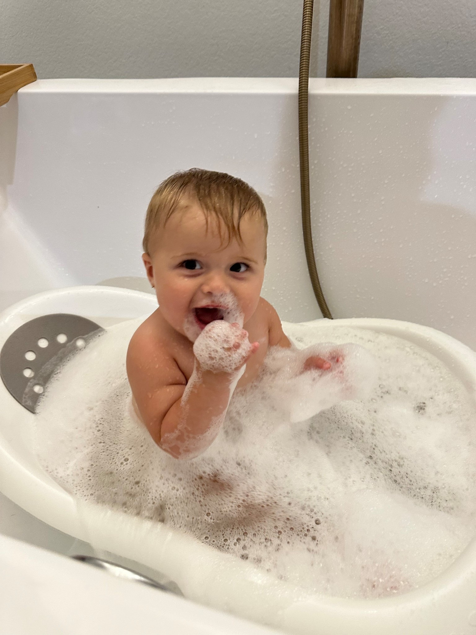 This little baby bath tub is a must have baby item in my book! She’s used it since she was born and still loves it. So much better than filling up the entire tub or sink. 

#LTKBaby