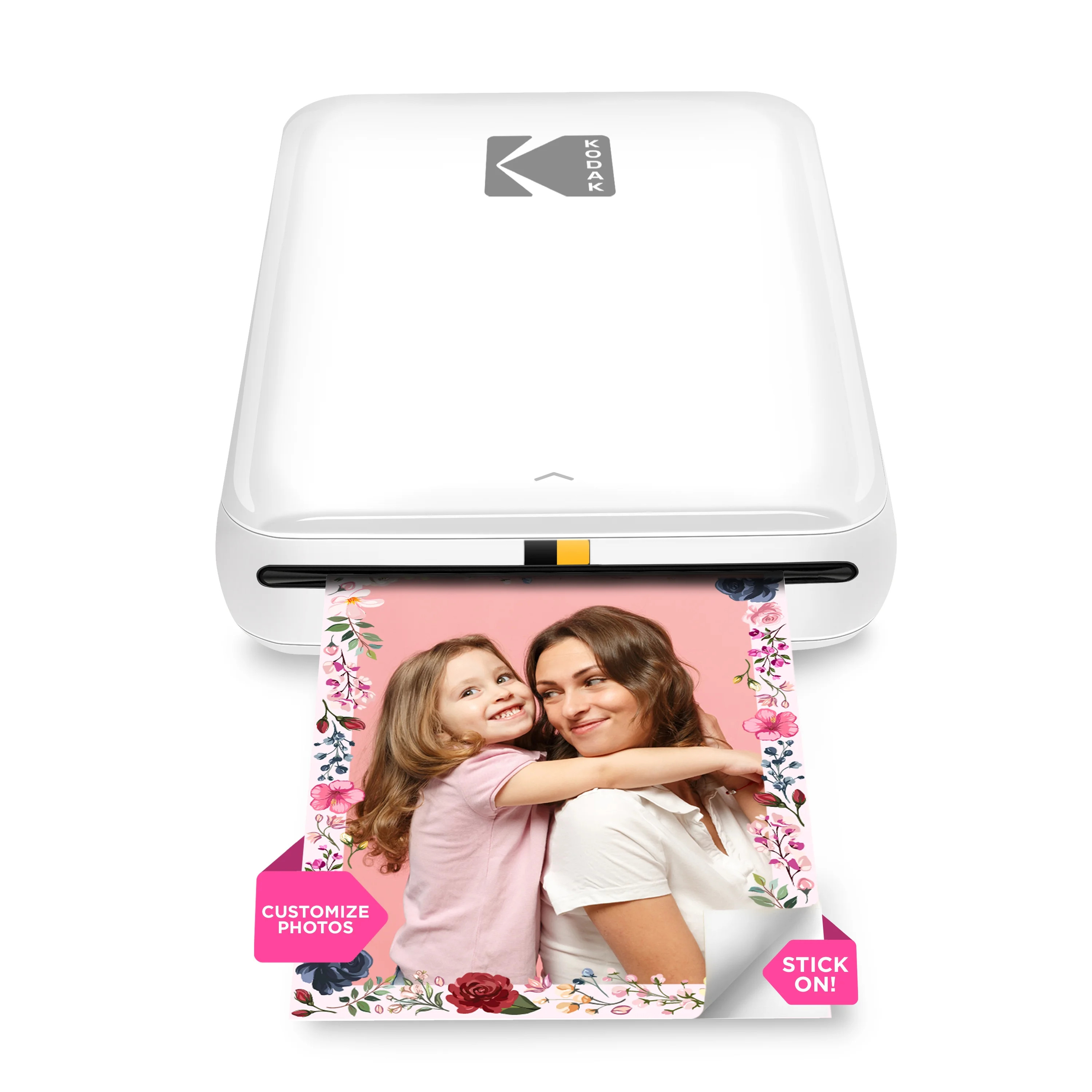Kodak Step Mobile Instant Photo Printer 2x3 (White) Compatible W/ Ios & Android | Walmart (US)
