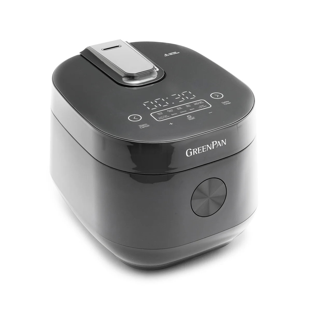 Bistro 8-Cup Carb-Reducing Rice Cooker | Graphite | GreenPan