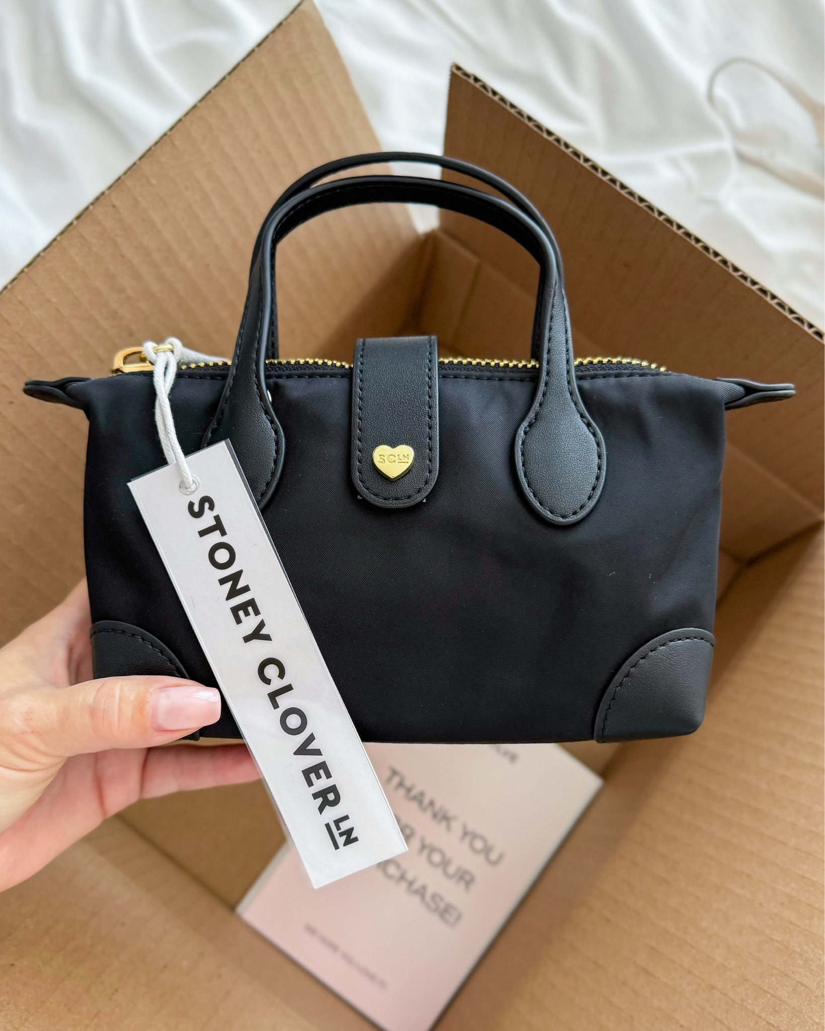 Stoney clover pouchette in noir

#LTKbag