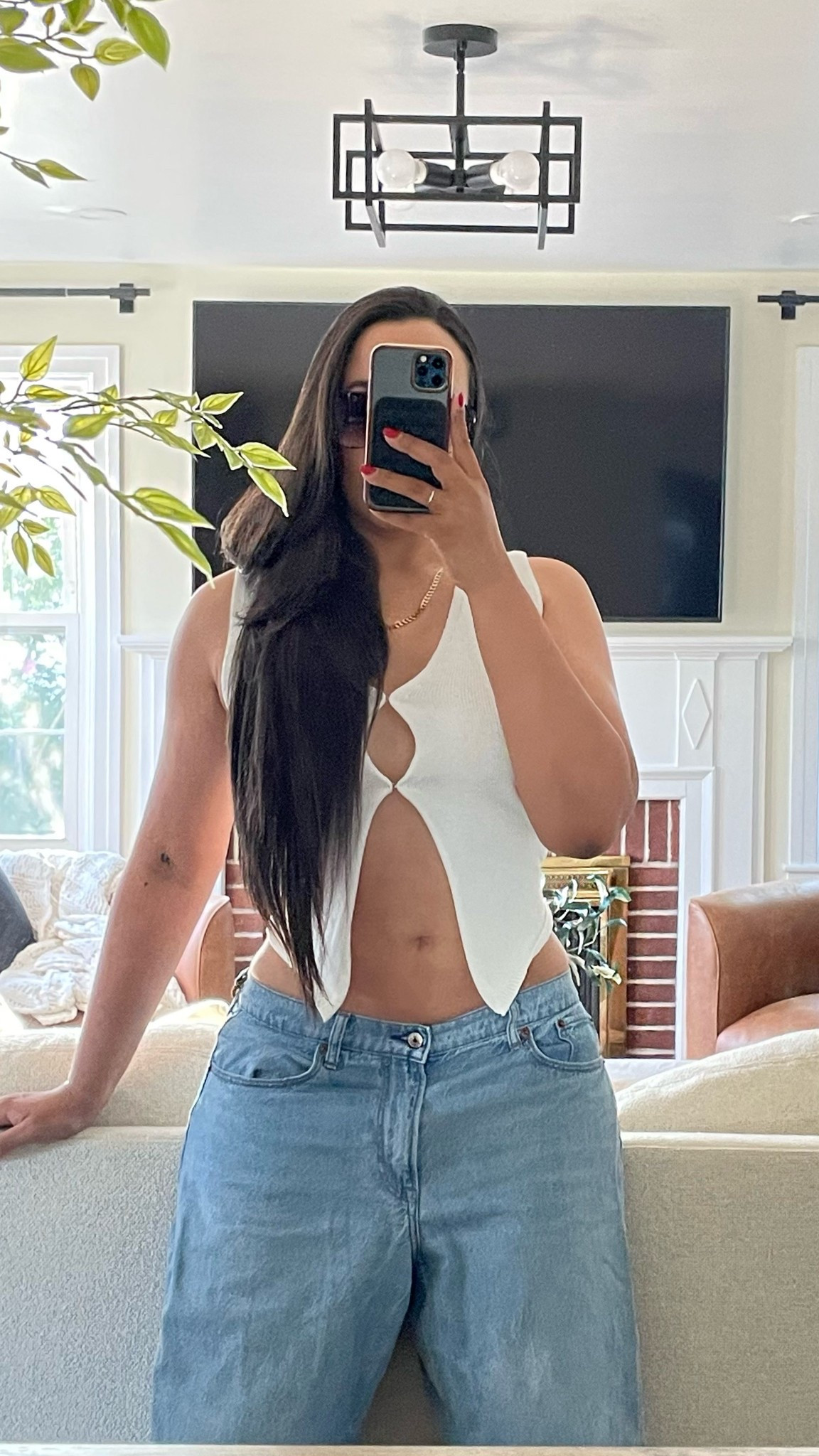 Today’s OOTD

top - TTS; I pinned it in the back to get it to fit tighter 
Bottoms - I sized up 2. Could have been fine with one too. Just depends how baggy you want it to be.

#LTKFindsUnder50 #LTKFindsUnder100 #LTKStyleTip