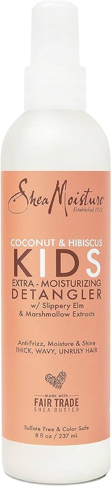 Sheamoisture Kids Extra Moisturizing Detangler for Curly Hair Coconut and Hibiscus Kids Detangler... | Amazon (US)