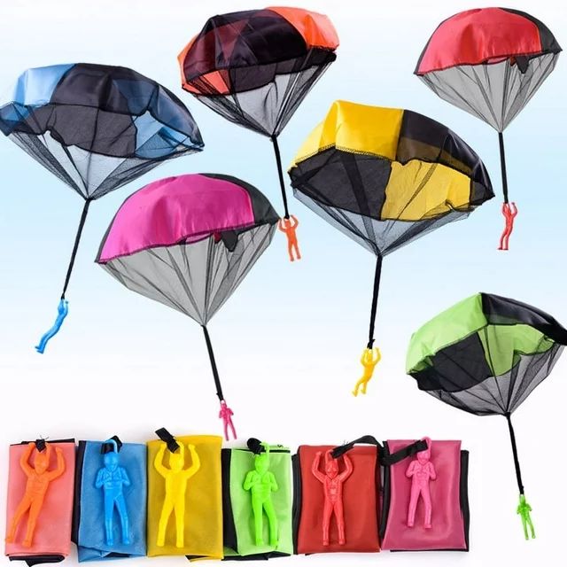 HFRENIVY 6 Pack Parachute Toys Throwing Toy for Kids Boys Girls Christmas Stocking Stuffers Party... | Walmart (US)