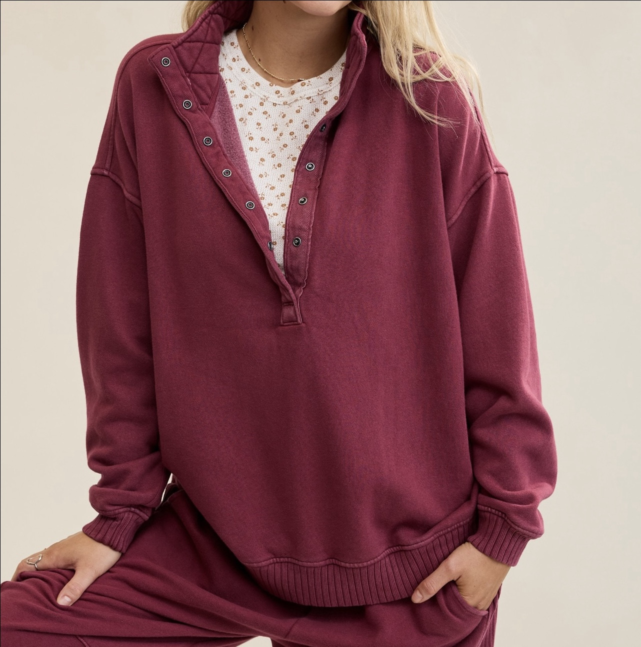 New color arrivals of the button pullover at Aerie 

#LTKFindsUnder50 #LTKSeasonal #LTKStyleTip