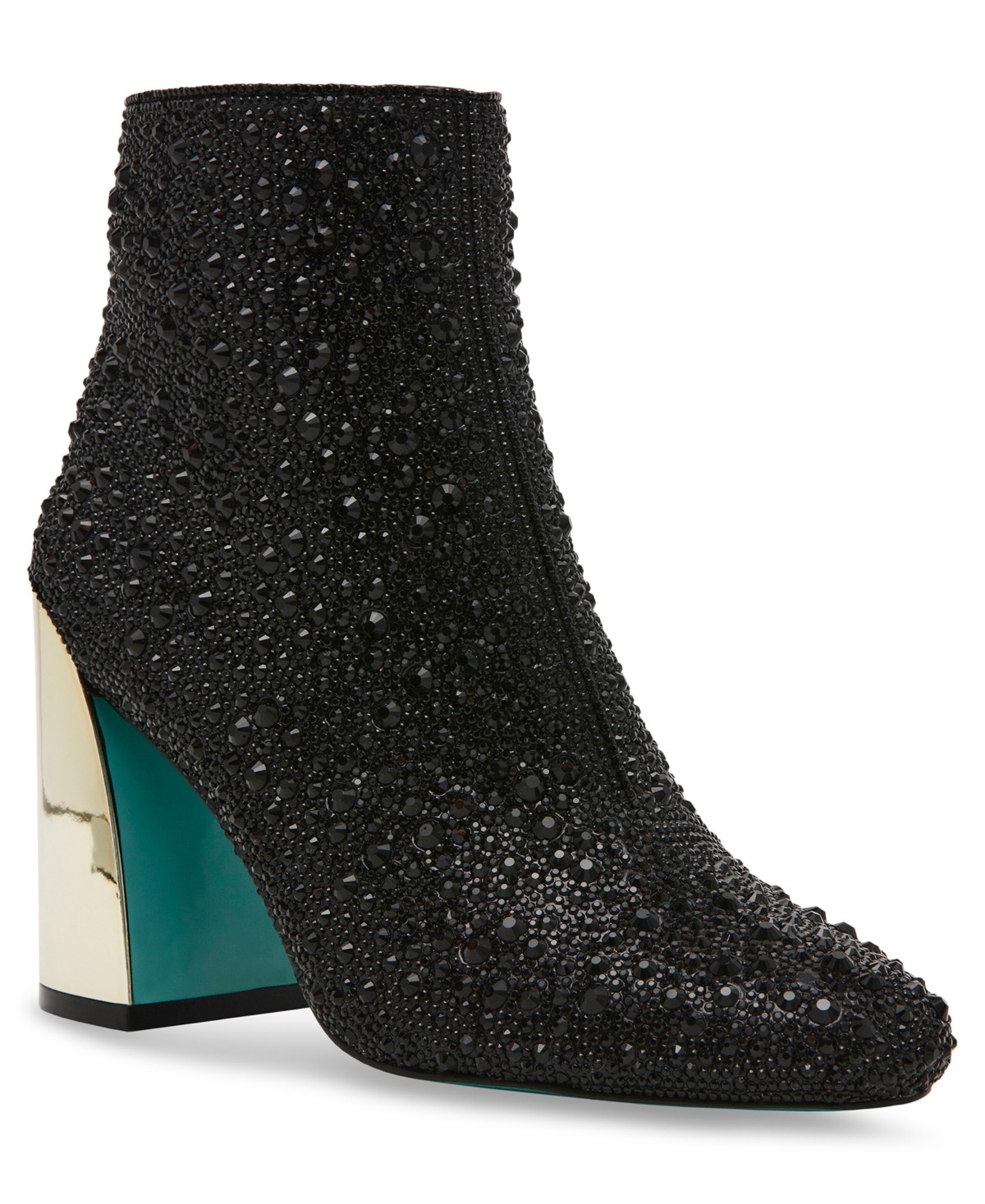 Betsey Johnson Women's Hugo Block High Heel Booties - Black | Macy's