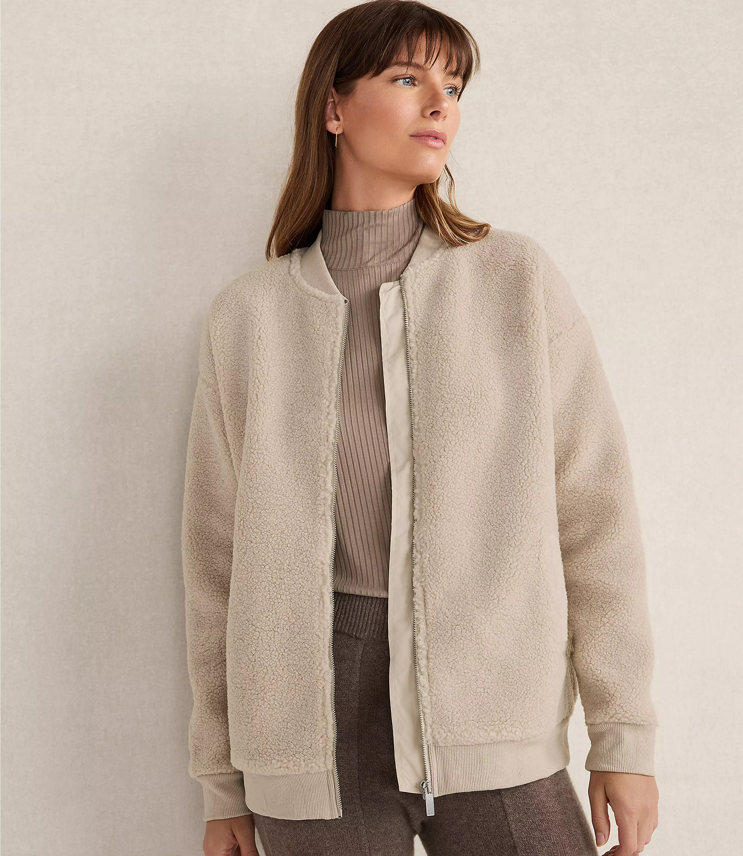 Haven Well Within Sherpa Bomber | LOFT