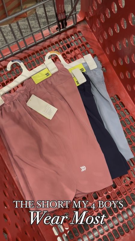 The boys shorts we love in our house in new spring colors!  Perfect for summer camp and spring sports, light weight and breathable.

#BoysShorts #BoysOutfits #BoysActivewear #AthleticShorts #Targetkids  #TargetStyle 

#LTKxTarget #LTKkids #LTKVideo