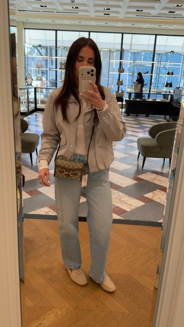 Gucci crossbody bag, Gucci mini bag, designer bag, luxe finds, cadual outfit, spring outfit, annabrstyle. 

#LTKOver40