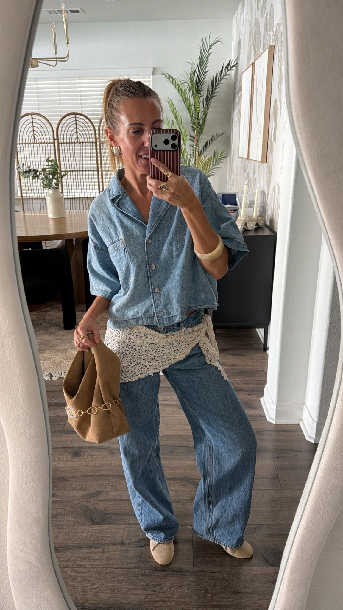 Loving the all denim look.  

#LTKdayinmylife #LTKootd #LTKgrwm