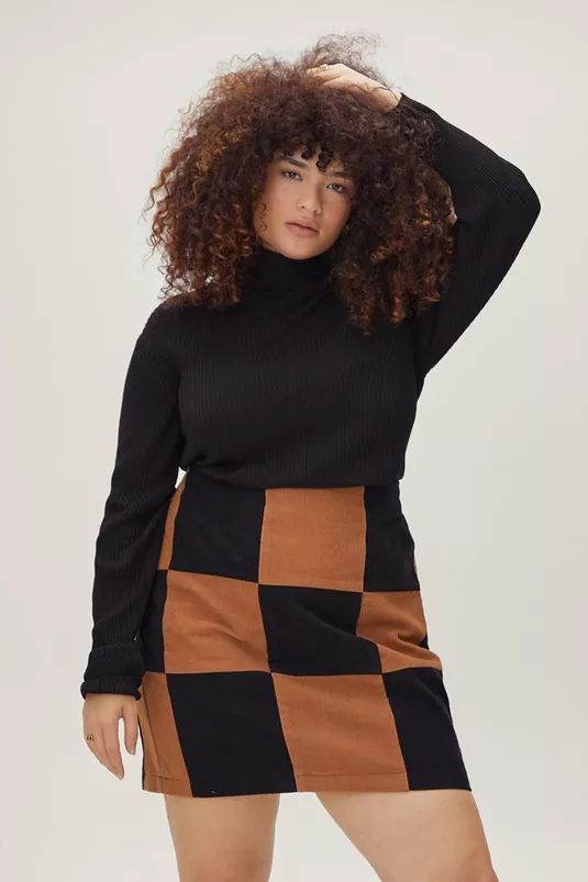 Plus Size Roll Neck Knit Top | Nasty Gal (US)