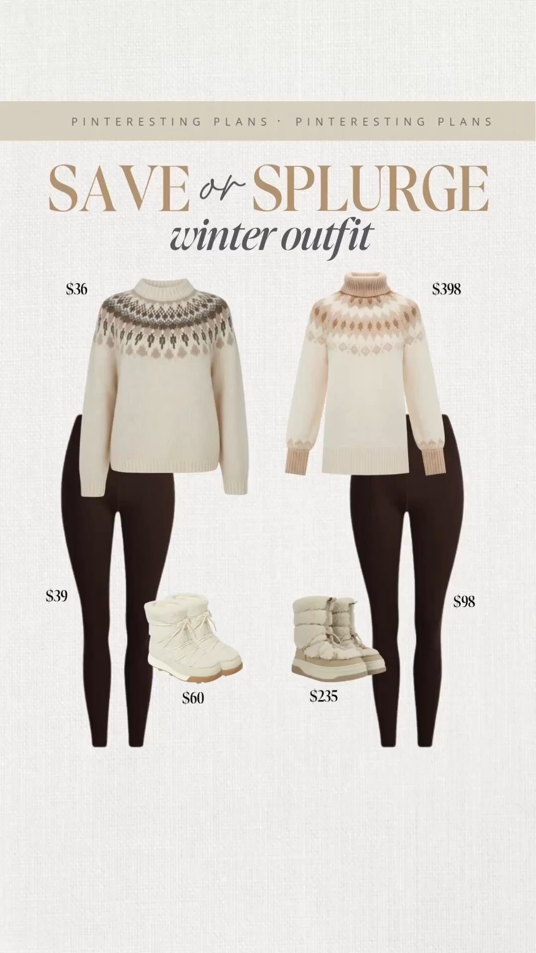 Save or splurge winter outfit ideas🙌🏻🙌🏻

#LTKHoliday #LTKSeasonal #LTKootd

#LTKootd #LTKmomlife #LTKSeasonal

#LTKFindsUnder100 #LTKSeasonal #LTKTravel