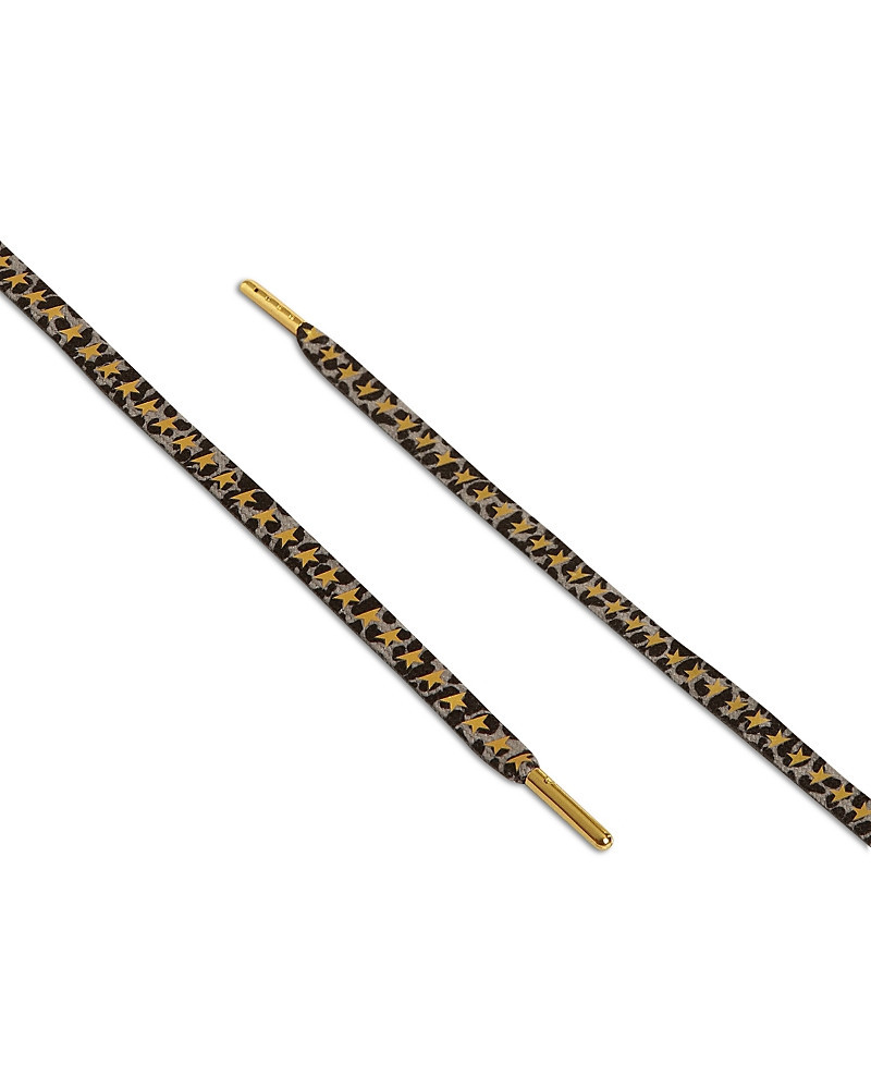 Golden Goose Unisex Leopard Print & Gold Tone Sneaker Lace Kit | Bloomingdale's (US)