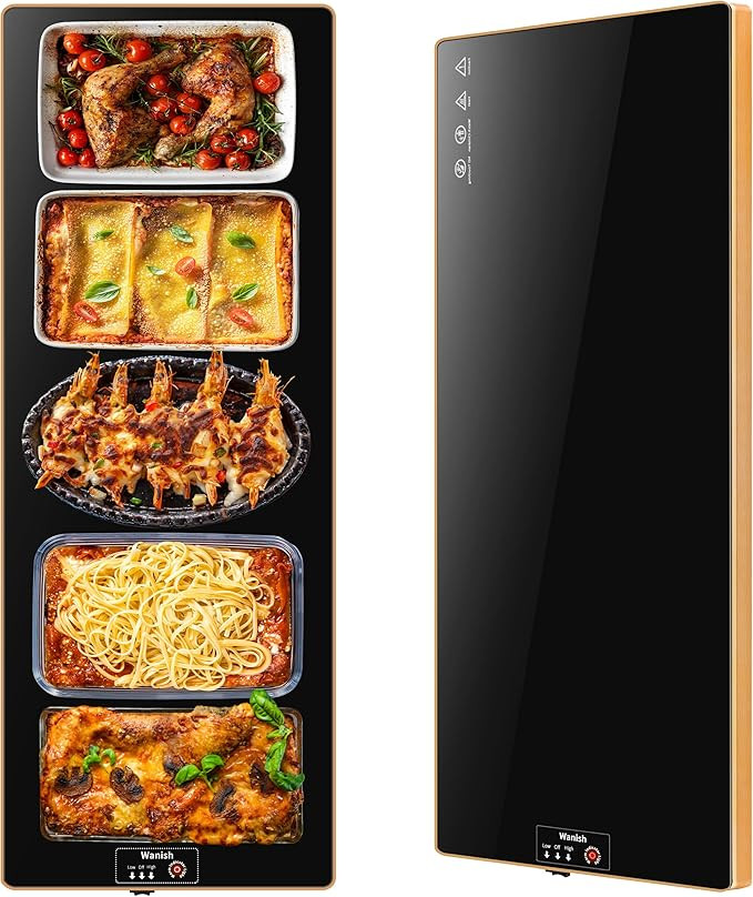 Electric Warming Tray（Extra Long 40”x12”），Food Warmer with Thermostat and Full Surface ... | Amazon (US)
