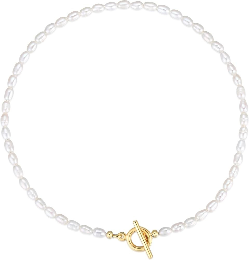 GAVU Women\u2019s 18K Gold Necklace Freshwater Pearl Necklace Choker Necklace for Women : Amazon.... | Amazon (CA)