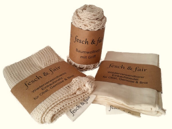 fesch & fair - Einkauftaschen-Set, 3 teilig | Avocadostore | Avocadostore DE