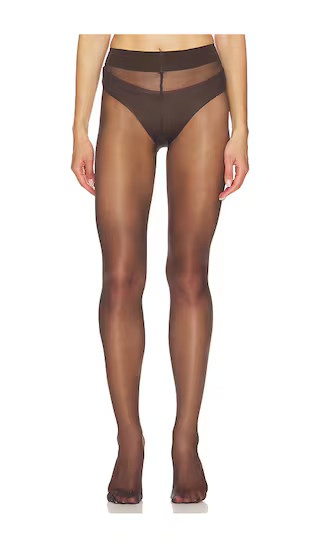 Satin Touch 20 Tights in Soft Cacao | Revolve Clothing (Global)