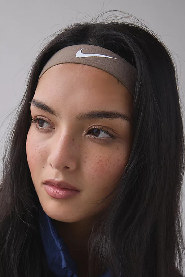 Nike Flex Headband 2-Pack in Mink Brown/Sail, Women's at Urban Outfitters | Urban Outfitters (US and RoW)