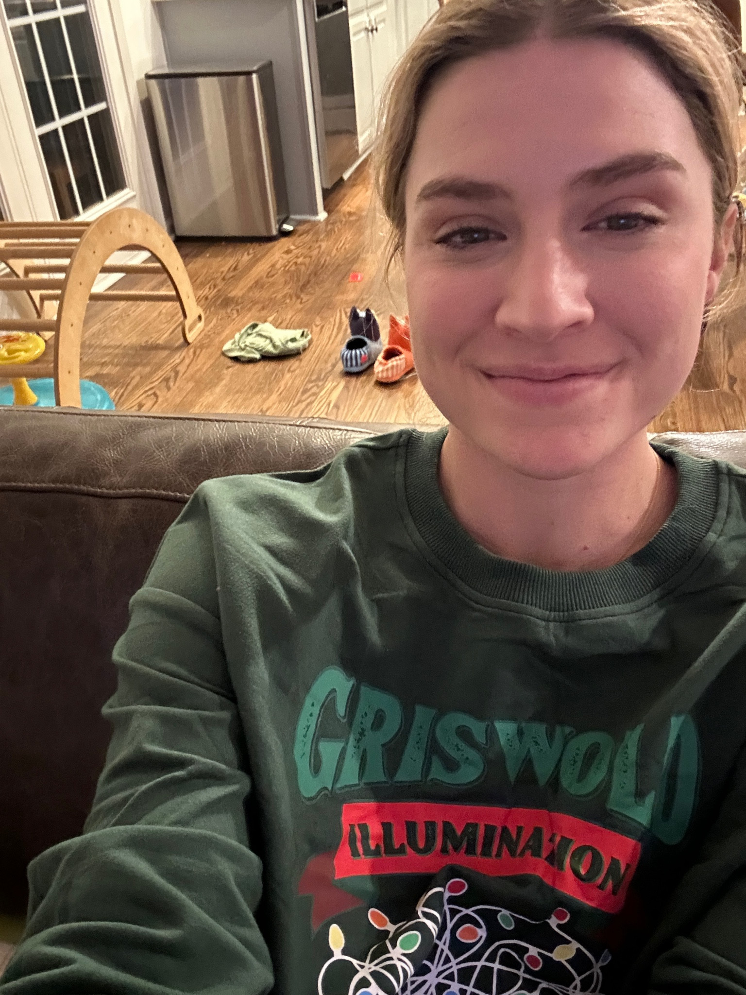 Christmas vacation sweatshirt that is sure to boost your mood! It’s oversized, I got a medium but probably would get a small if I ordered again so I could pair with jeans! So cozy for cuddling up and watching Christmas movies though!

#LTKGiftGuide #LTKSeasonal #LTKHoliday