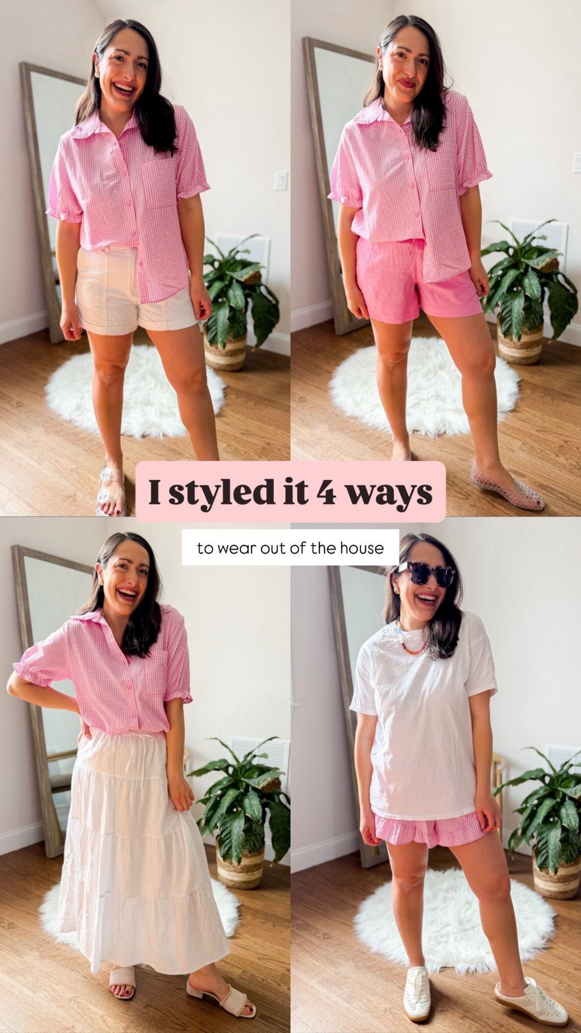 I styled it 4 ways to wear out of the house