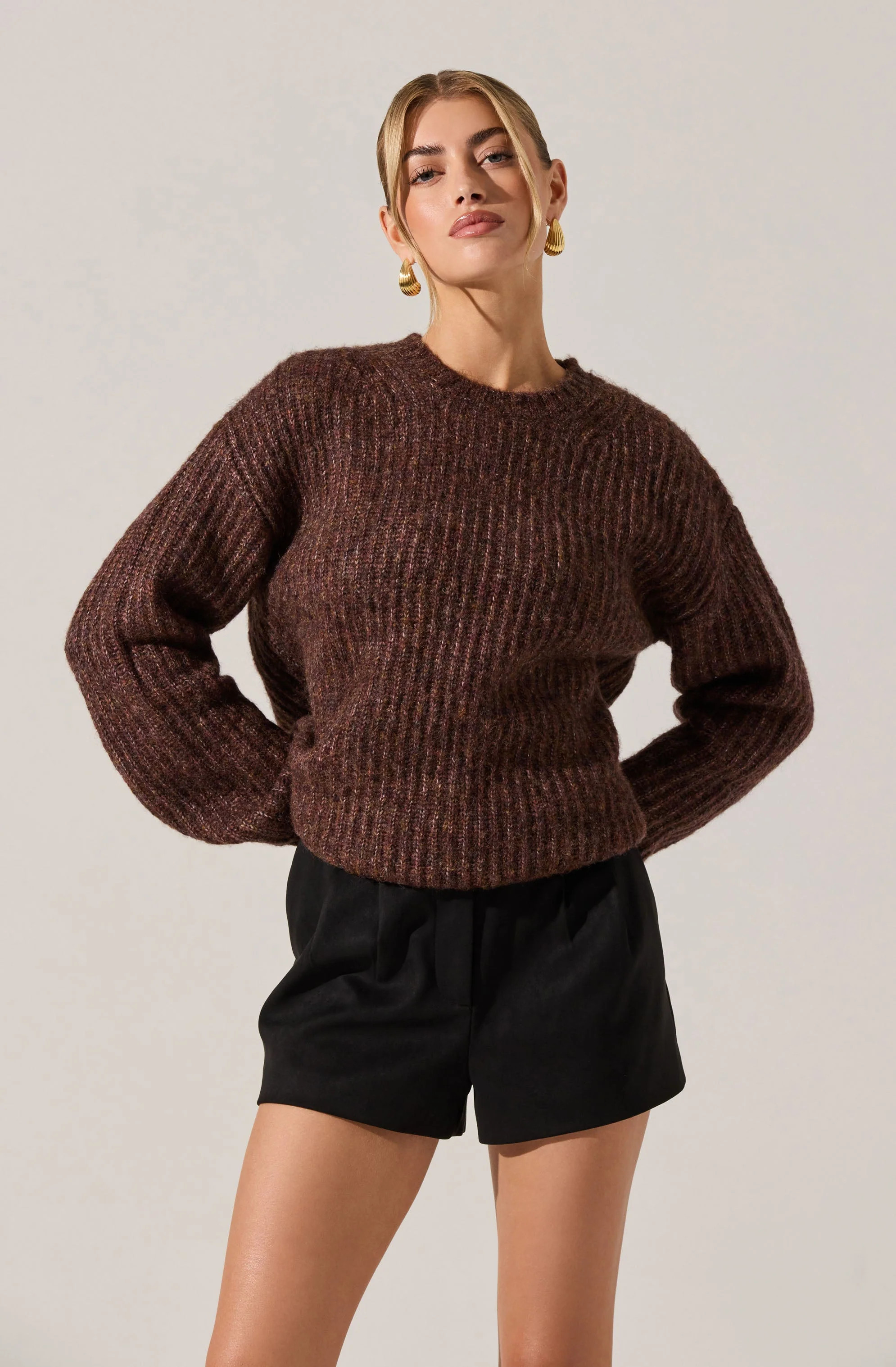 Jude Faux Suede Shorts - Black / XS | ASTR The Label (US)