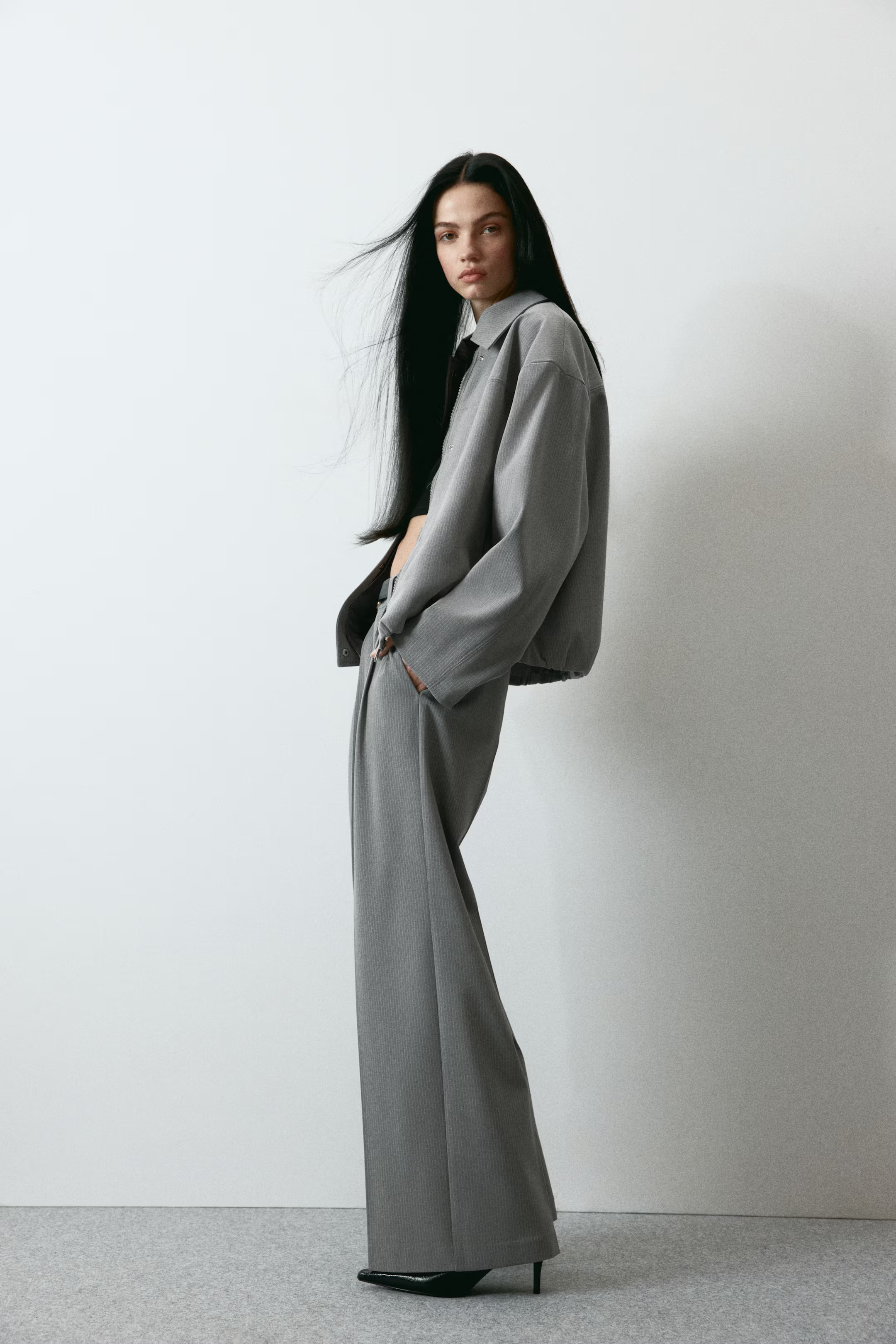 Wide-Leg Dress Pants | H&M (US + CA)