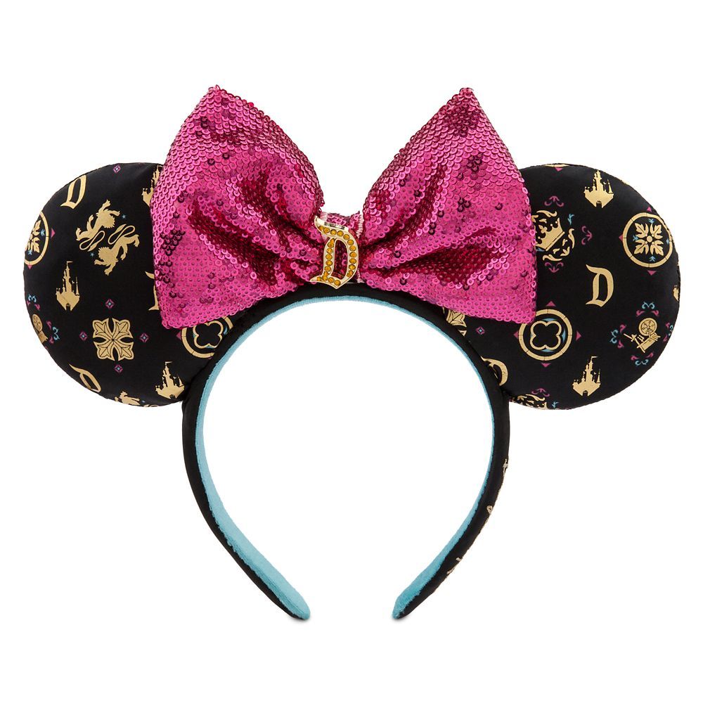 Minnie Mouse Ear Headband with Sequined Bow – Sleeping Beauty Castle – Disneyland | Disney Store