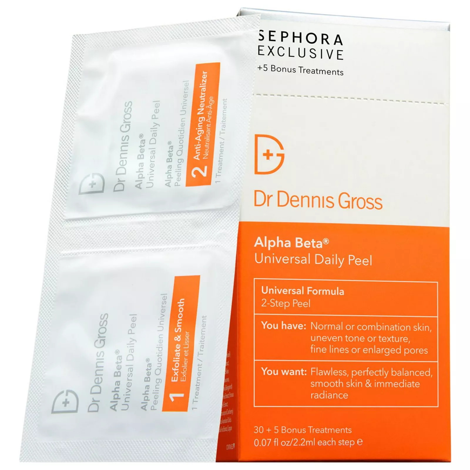 Dr. Dennis Gross Skincare Alpha Beta Universal Daily Peel Pads, Size: 5 CT, Multicolor | Kohl's