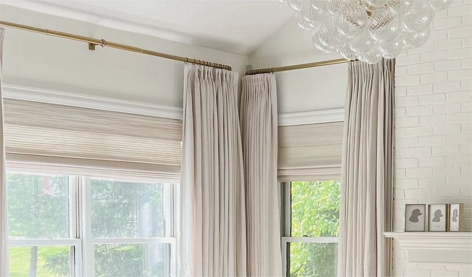 Jawara Luxury Linen Cotton Curtain Pleated | TWOPAGES