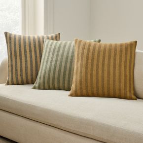 Twill Stripe Pillow Cover | West Elm (US)