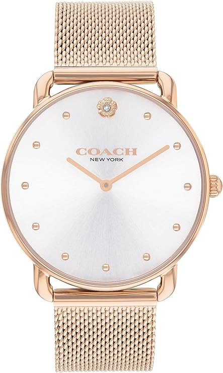 Coach Elliot Women's Watch | Modern Elegance with Iconic Tea Rose Detail | Chic Timepiece for Eve... | Amazon (US)