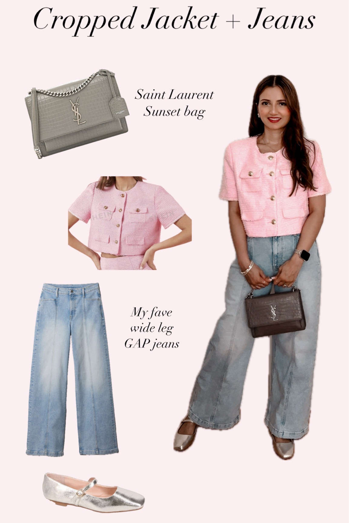 Winter outfit idea - cropped jacket and jeans 

#LTKworkwear #LTKwinter #LTKcanada