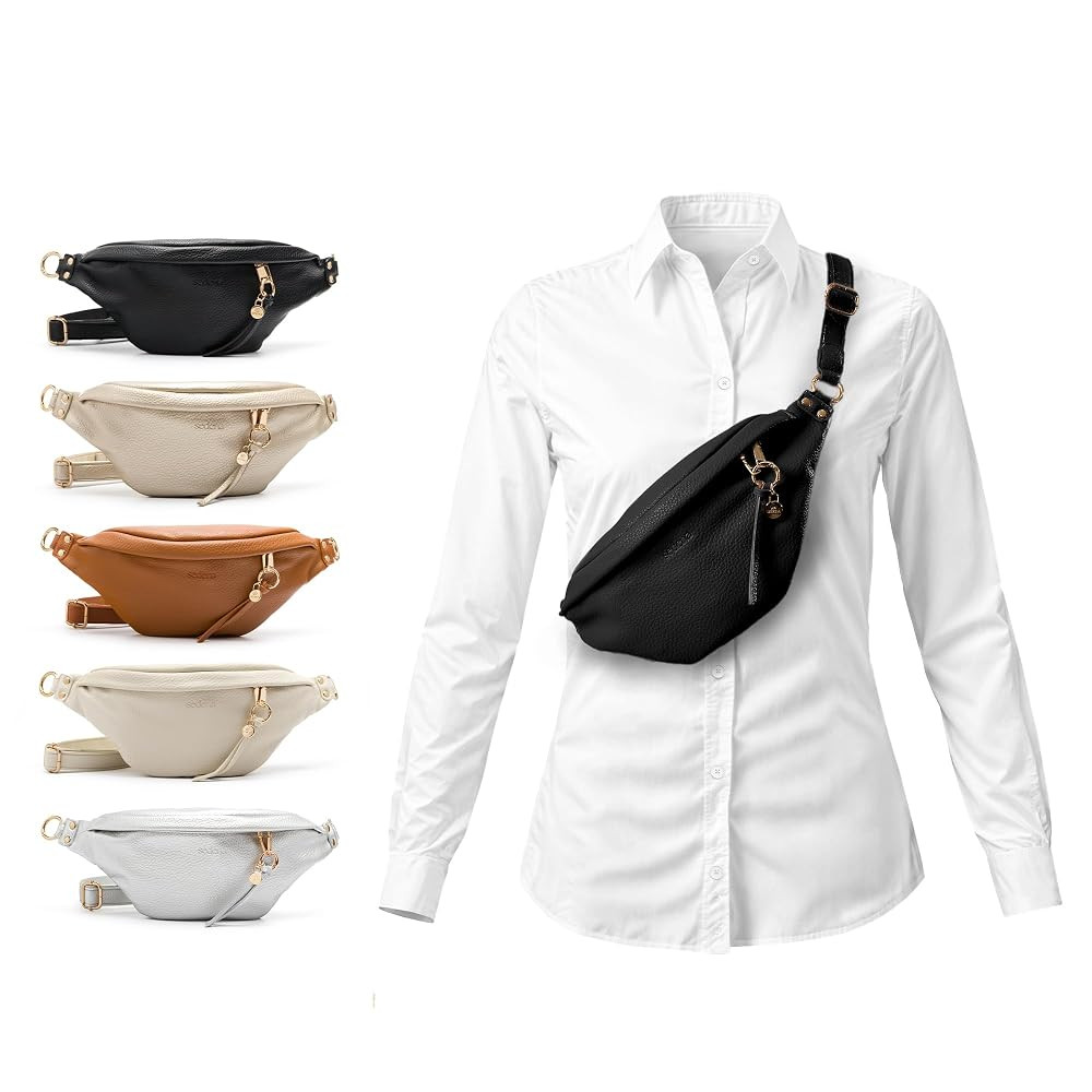 Anti-Theft Bag - RFID Crossbody Bag for Travel, Adjustable Strap Multiple Compartments Anti Pickp... | Amazon (US)