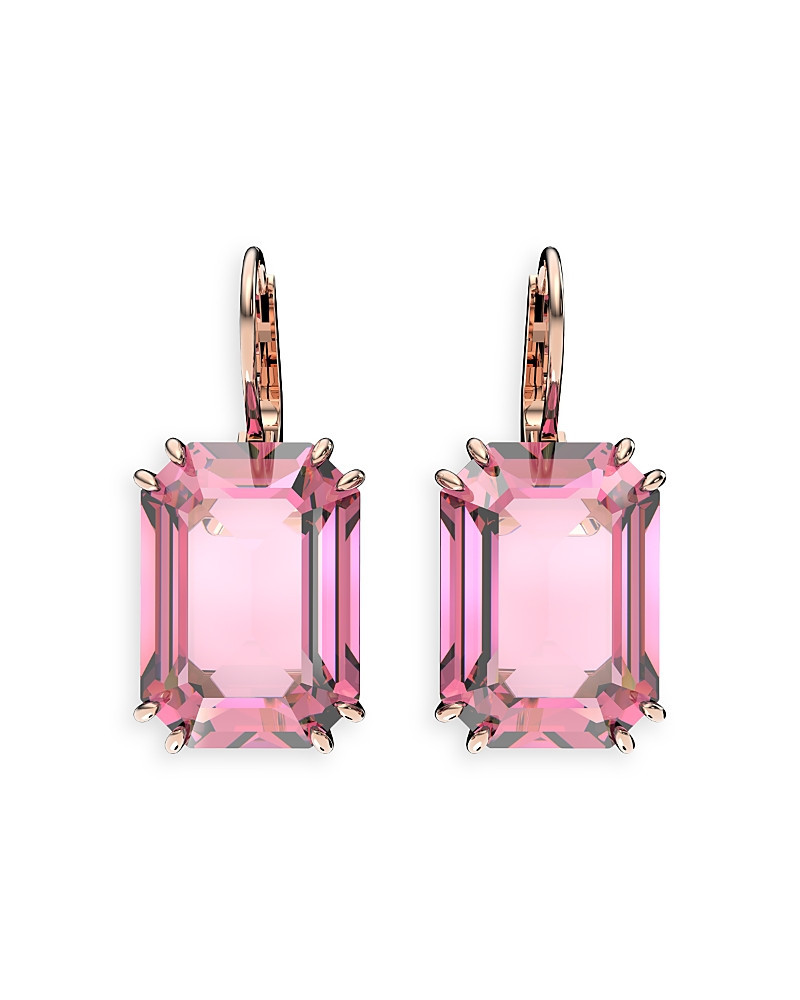 Swarovski Millenia Pink Crystal Drop Earrings in Rose Gold Tone | Bloomingdale's (US)