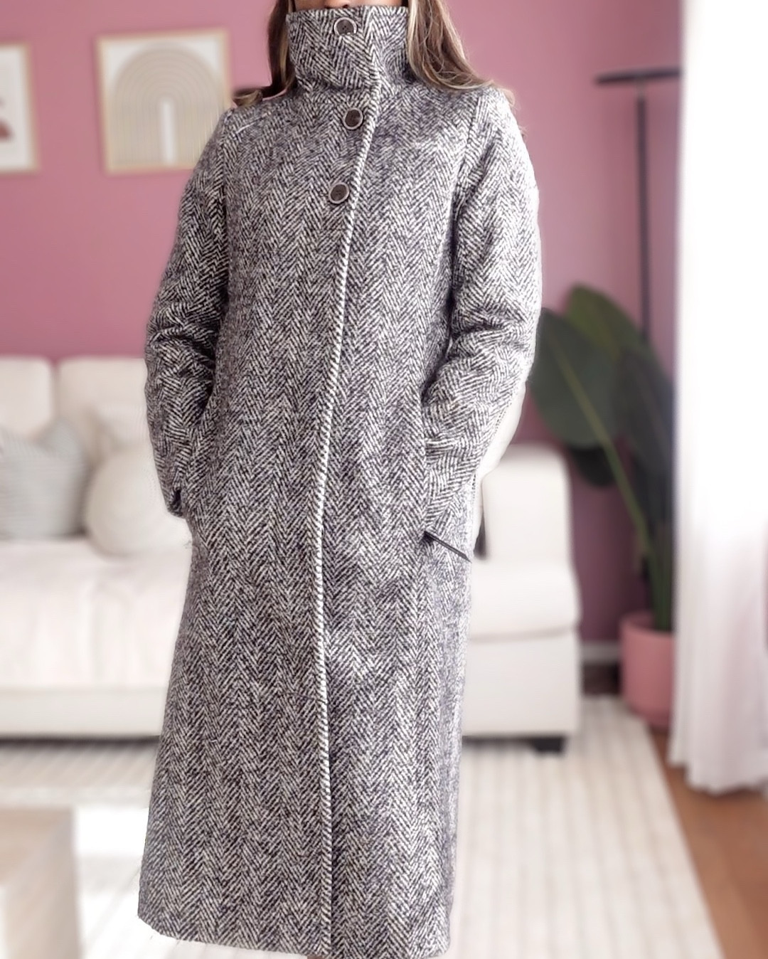 This Kenneth Cole Herringbone Tweed Coat is amazing quality and incredibly warm 🤗  Great purchase! 

#LTKGiftGuide 

#LTKFindsUnder100 #LTKSaleAlert