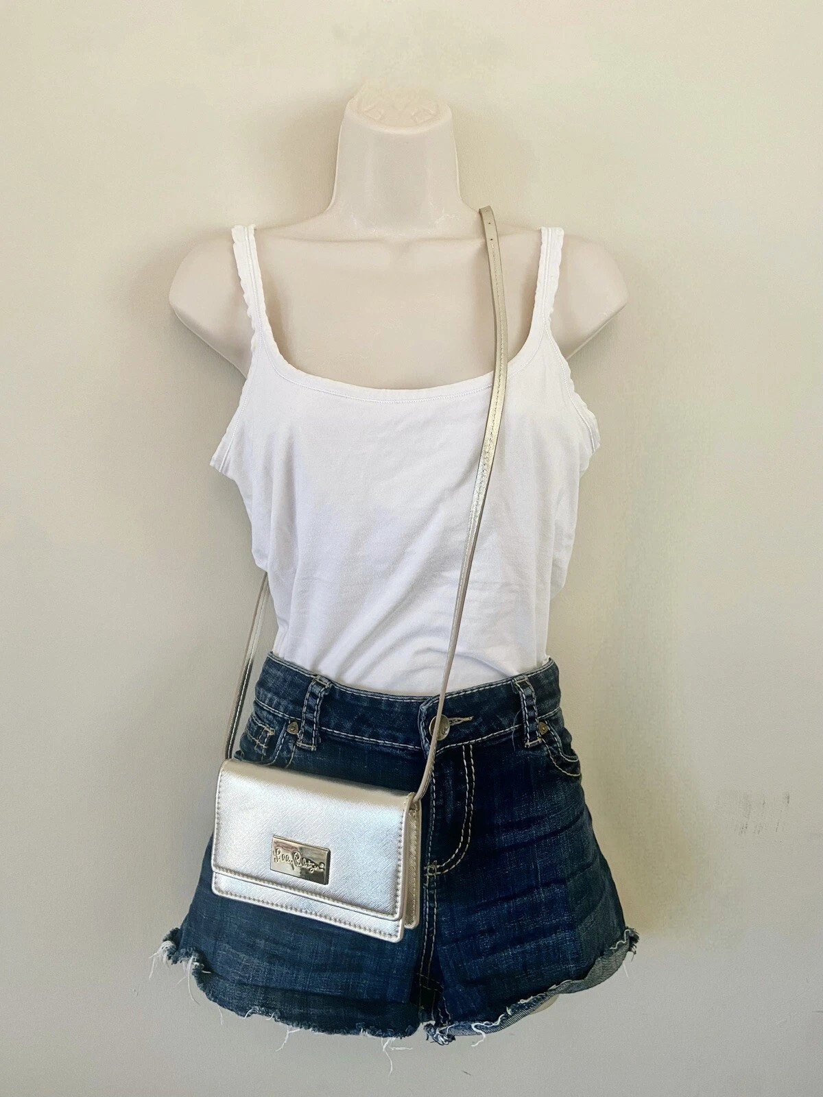 Lilly Pulitzer Gold Metallic Crossbody Bag  | eBay | eBay UK