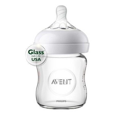 Philips Avent Natural Glass Baby Bottle 4oz | Target