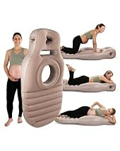Toggloo Inflatable Pregnancy Pillow, Full Body Maternity Airbed/Float with Hole for Tummy, The Be... | Amazon (US)
