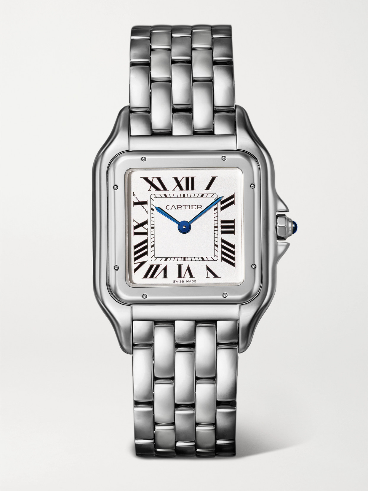 Cartier - Panthère De Cartier Large 31mm Stainless Steel Watch - White | NET-A-PORTER (UK & EU)