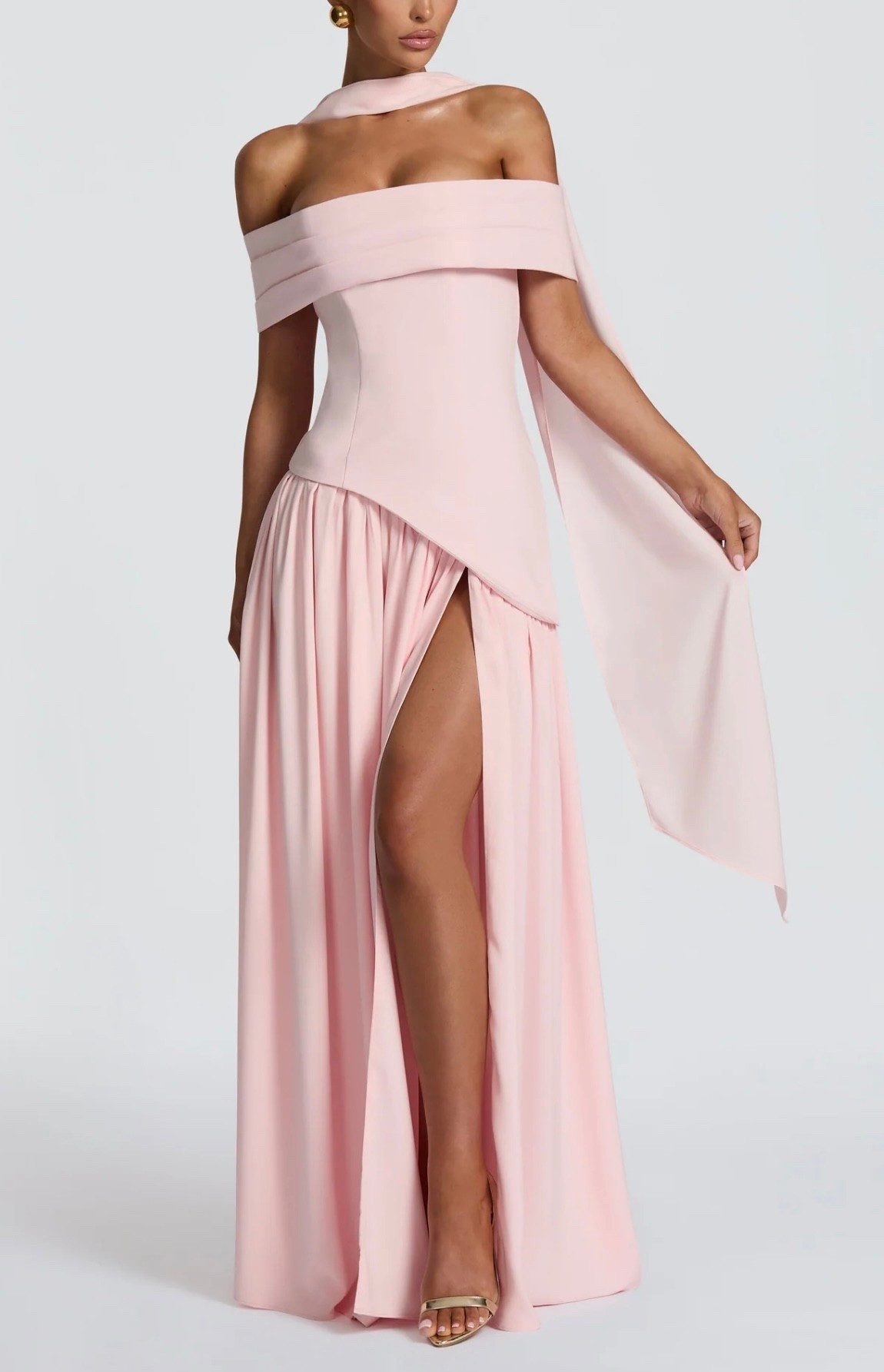 Cutters long pink dress 

#LTKParties #LTKSaleAlert #LTKStyleTip