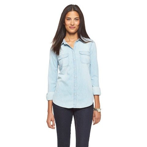 Women's Denim Favorite Shirt Merona® | Target