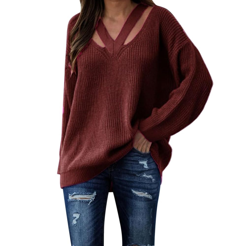 SHAOBGE Womens Sweaters Zipper Sweater Women Womens Fisherman Sweater Short Sweaters for Women | Amazon (US)