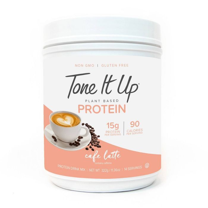 Tone It Up Plant Based Protein Powder - Cafe Latte - 11.36oz | Target