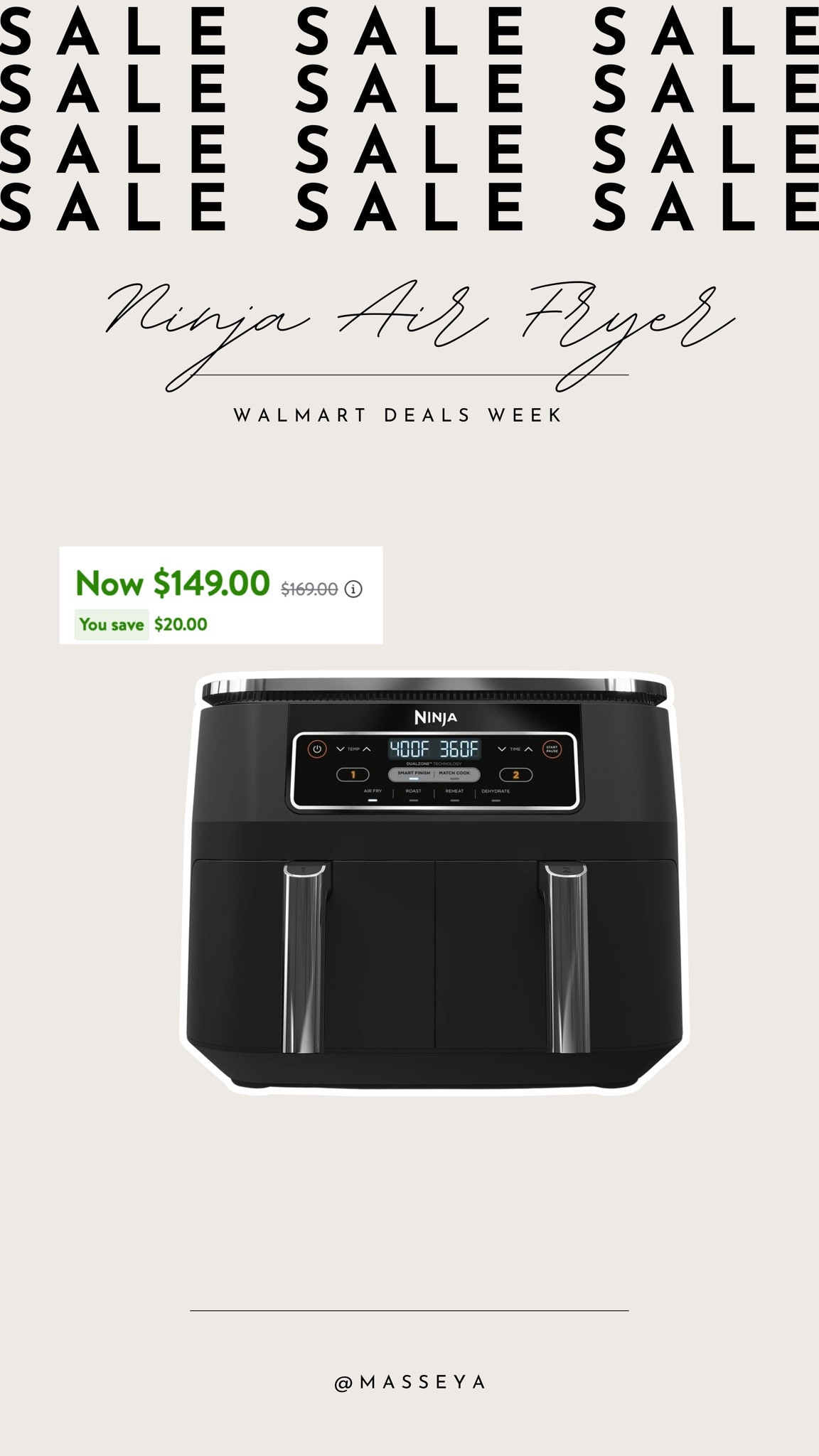 Ninja air fryer is part of the Walmart deals week! 

Ninja air fryer, home finds, kitchen gadgets, kitchen finds 

#LTKfindsunder50 #LTKfindsunder100 #LTKhome