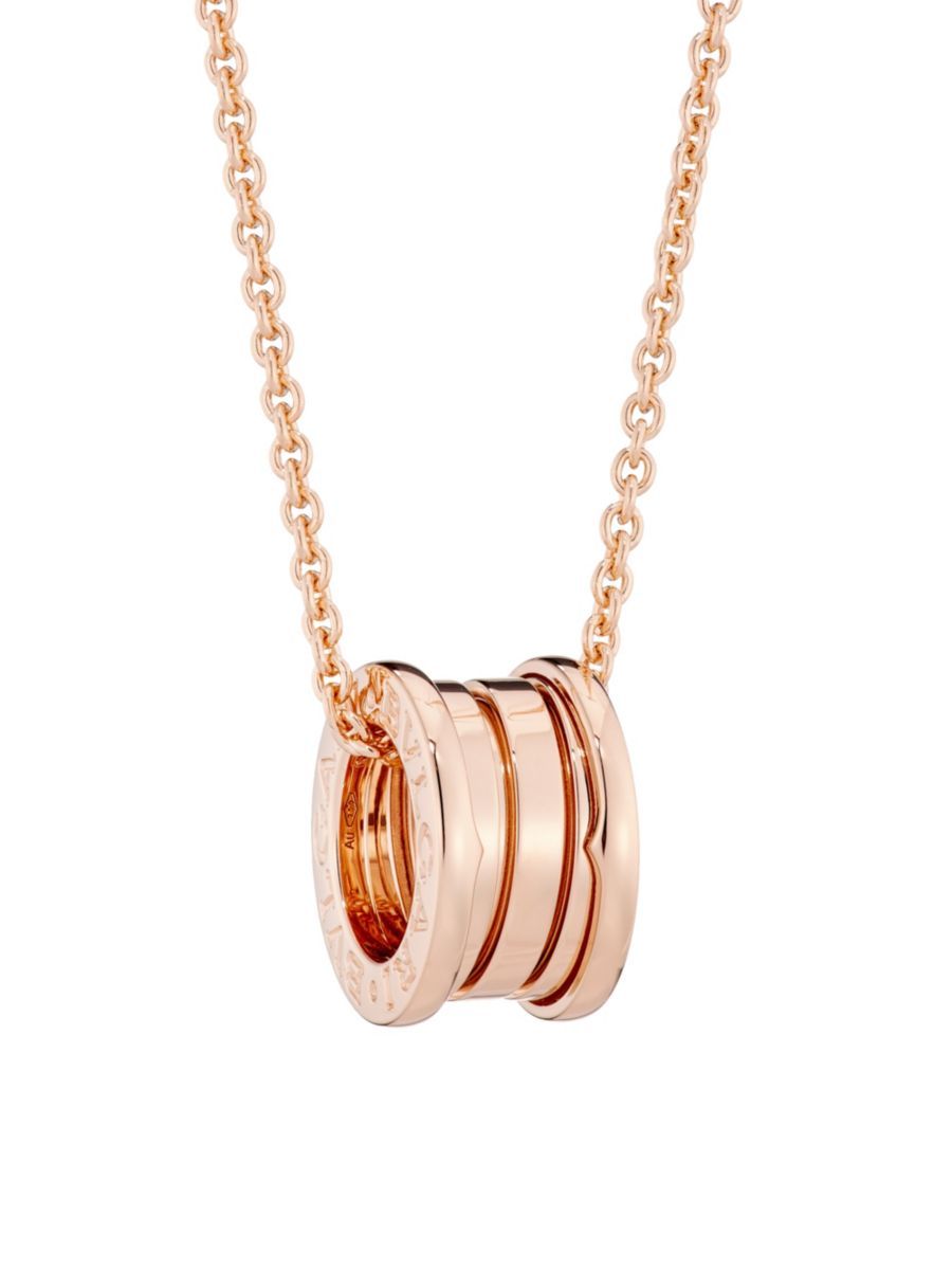 B.zero1 18K Rose Gold Necklace | Saks Fifth Avenue