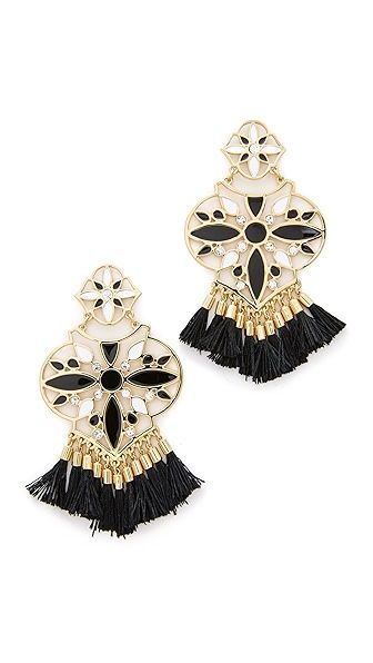 Kate Spade New York Moroccan Tile Chandelier Earrings | Shopbop