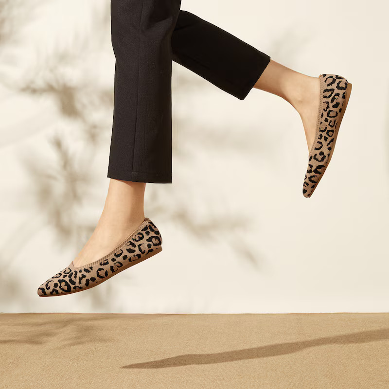 Pointed-Toe Ballet Flats (Aria 5°) | VIVAIA