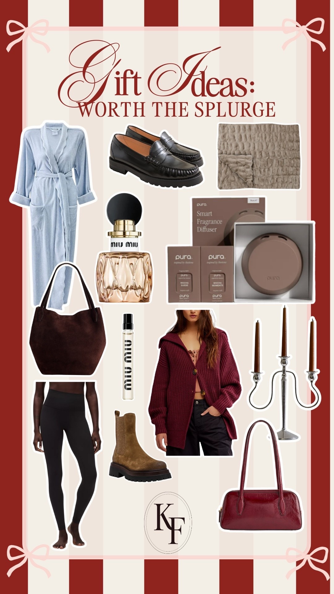 Gift idea for her that ARE worth the splurge!

Included my fave designer perfume, the pura (in mocha!!), my fave lululemon leggings, the best blanket, and some of my favorite accessories!

#LTKGiftGuide #LTKHoliday