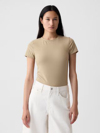 Compact Jersey T-Shirt Bodysuit | Gap (US)