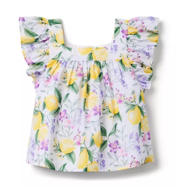 Lemon Floral Top | Janie and Jack
